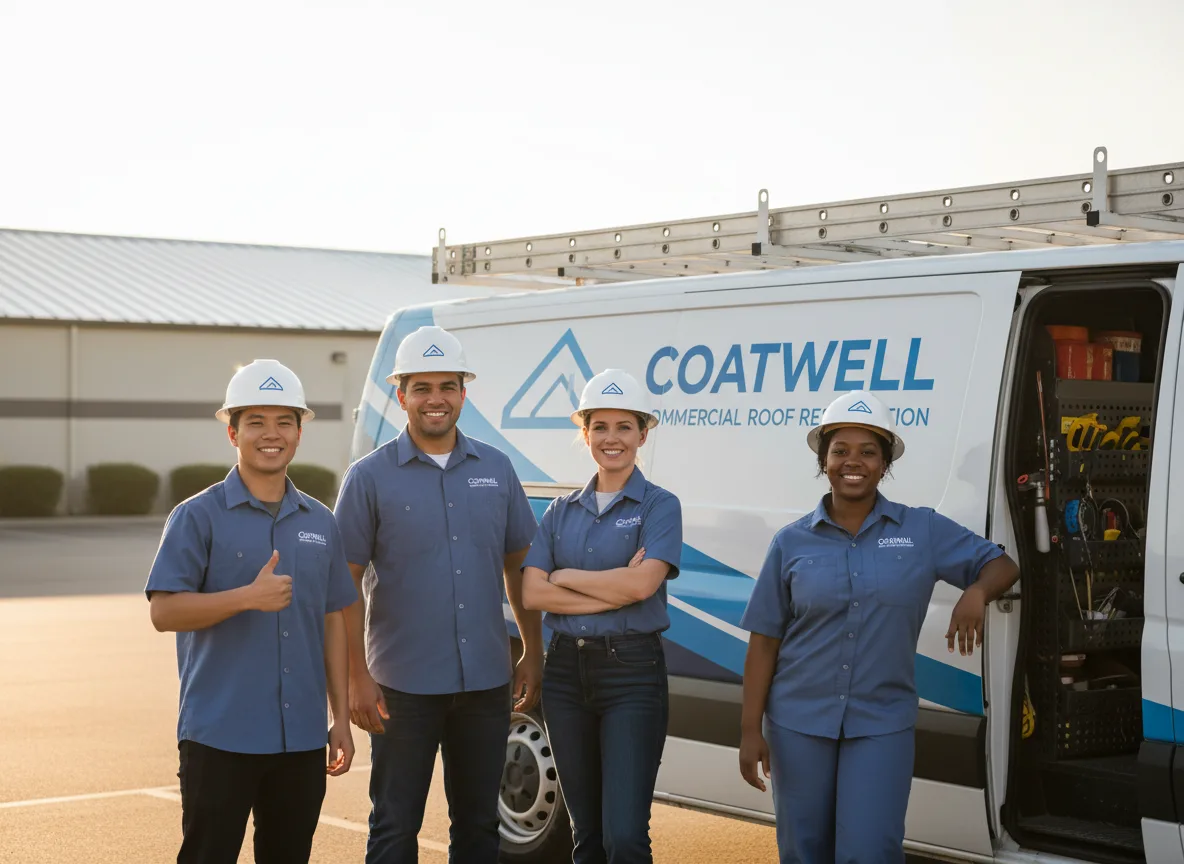 Commercial roof coating company in Van Meter, IA
